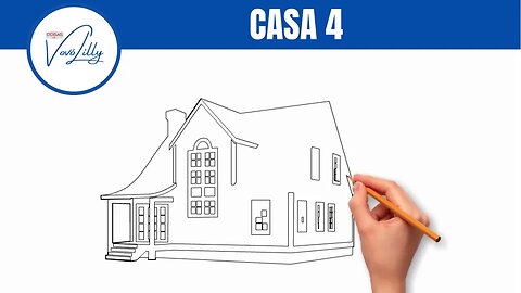 COMO DESENHAR | CASA 4 | PASSO A PASSO. MUITO FÁCIL