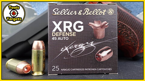 Can This Copper Shine?...Sellier & Bellot XRG .45 ACP Self-Defense AMMO Test!