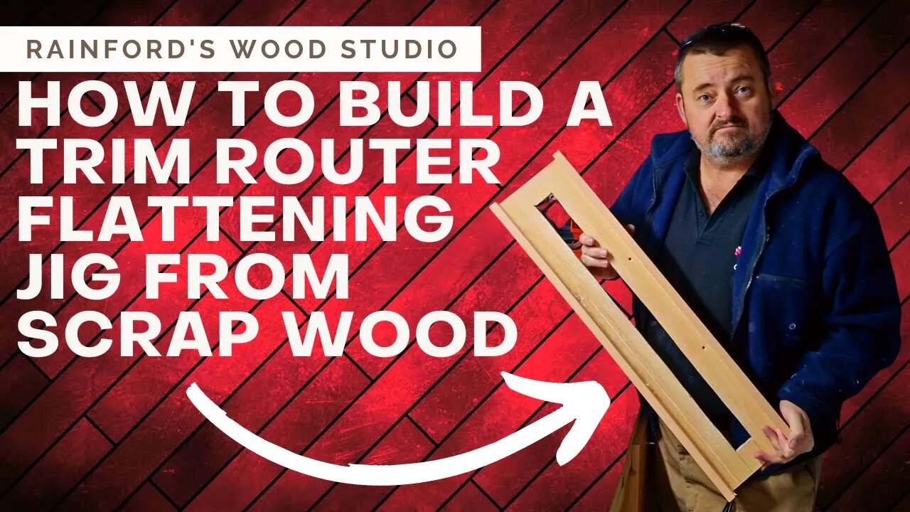 How To Build A Trim Router Flattening Jig From Scrap Wood