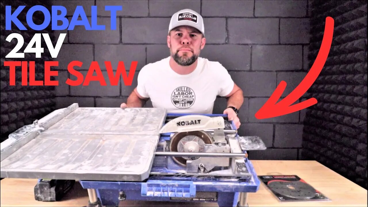 Kobalt 24V Tile Saw is a BEAST!