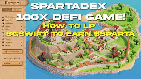 100x Defi Game! Earn $sparta by providing $gswift liquidity