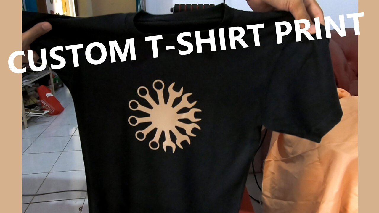 Custom T-Shirt Printing with Vinyl Cutter and Heat Press