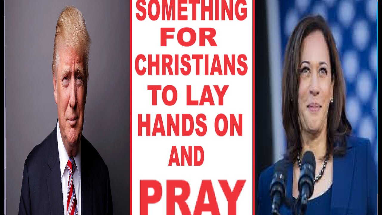 SOMETHING FOR CHRISTIANS TO LAY HANDS ON AND PRAY (SEE DESCRIPTION)