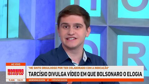 Tarcísio divulga vídeo em que Bolsonaro o elogia e critica ex-governadores