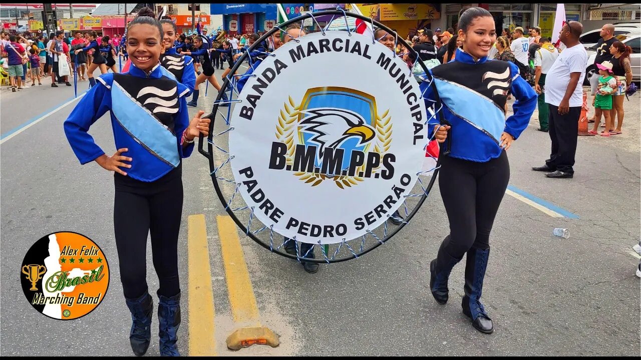 PPS 2023 - BANDA MARCIAL PADRE PEDRO SERRÃO 2023 - DESFILE CÍVICO 2023 NO BAIRRO DE MANGABEIRA - PB.