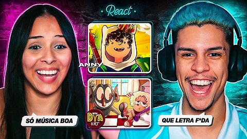2 EM 1: DYA + ANNY - Cuphead "Oh Dyabo" & As Aventuras de Anny | [React em Casal] 🔥