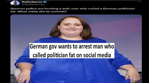 German citizen calls politician fat online sparking manhunt by gov