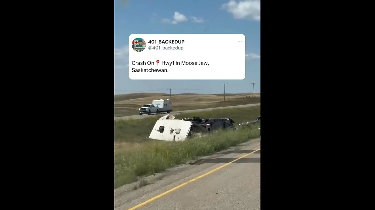 Crash in Moose Jaw Saskatchewan