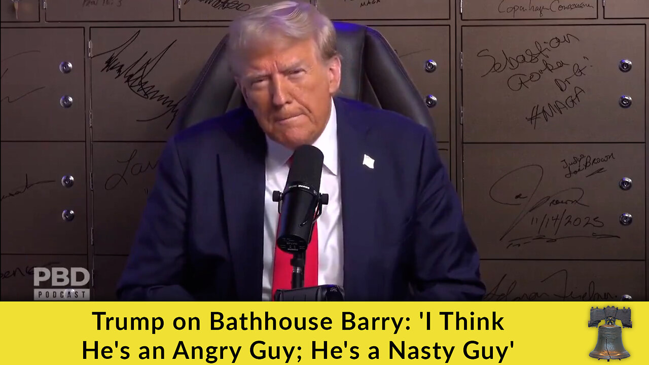 Trump on Bathhouse Barry: 'I Think He's an Angry Guy; He's a Nasty Guy'