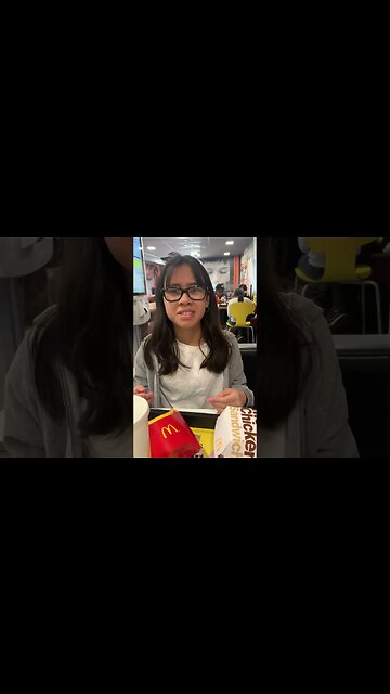 Baby girl feels the music in McDonald’s-dance dance