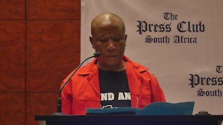 SOUTH AFRICA - Cape Town - Julius Malema speaking at The Press Club South Africa (Video) (4FM)