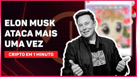 ELON MUSK ATACA MAIS UMA VEZ