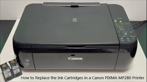 How to Replace the Ink Cartridges in a Canon PIXMA MP280 Printer