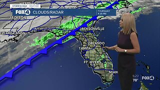 Forecast: A cold front will move through on Valentine's