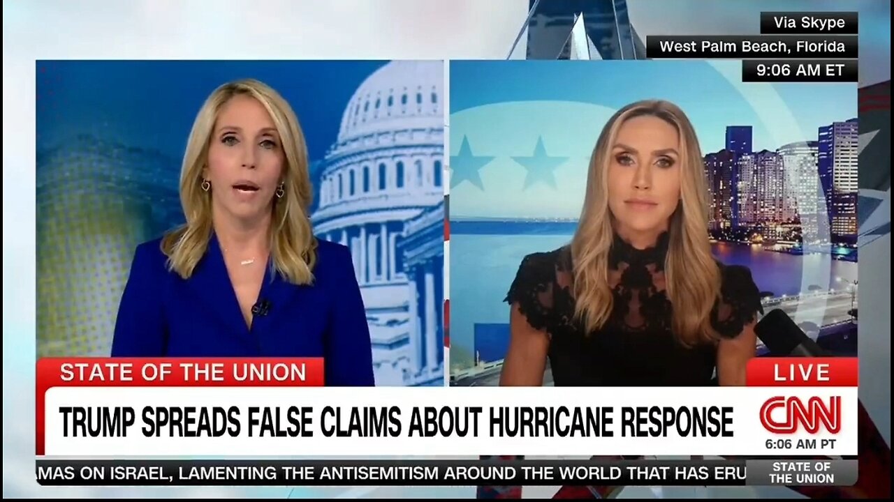 Lara Trump Pushes Back Against CNN's Bash On FEMA Money To Illegals