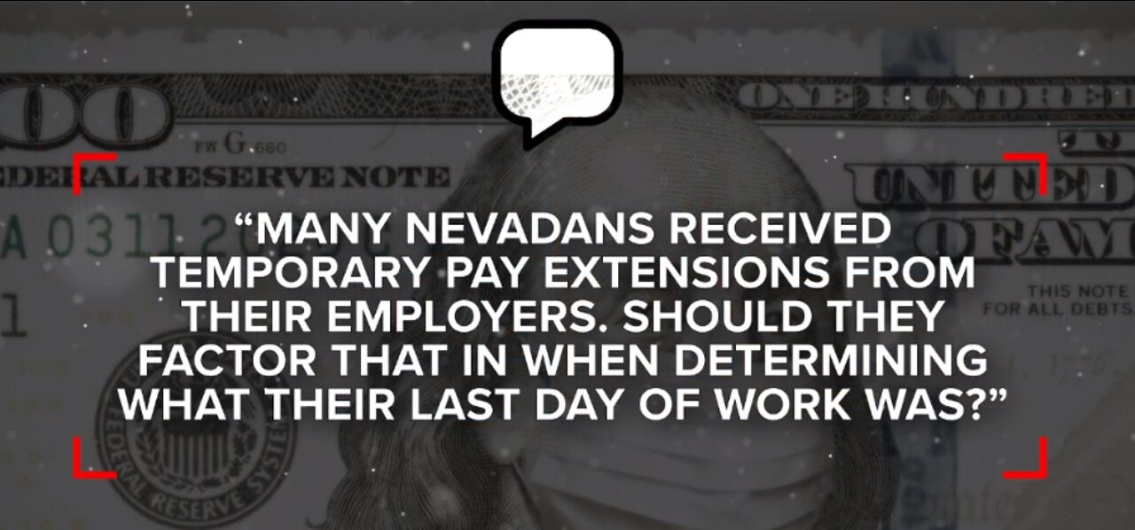 Nevada Department of Employment answers question of pay extensions