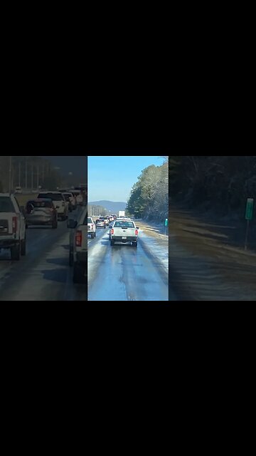 It was nasty yesterday morning before everyone got going,warmed up the roads.