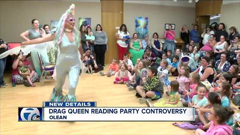 Library's plans to have drag queen read to children sparks backlash