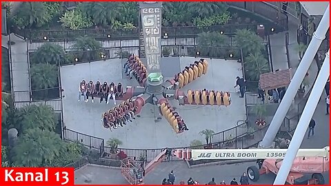 Riders get stuck in mid air at California amusement park