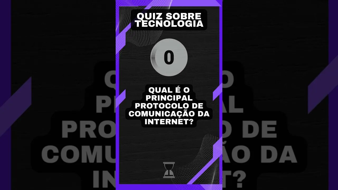 Quiz sobre tecnologia #17: O protocolo de comunicação da Internet