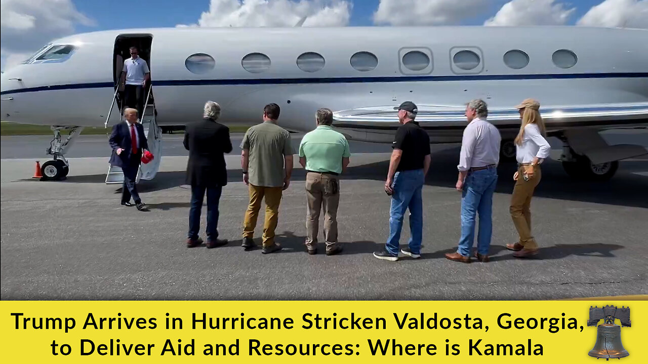 Trump Arrives in Hurricane Stricken Valdosta, Georgia, to Deliver Aid and Resources: Where is Kamala