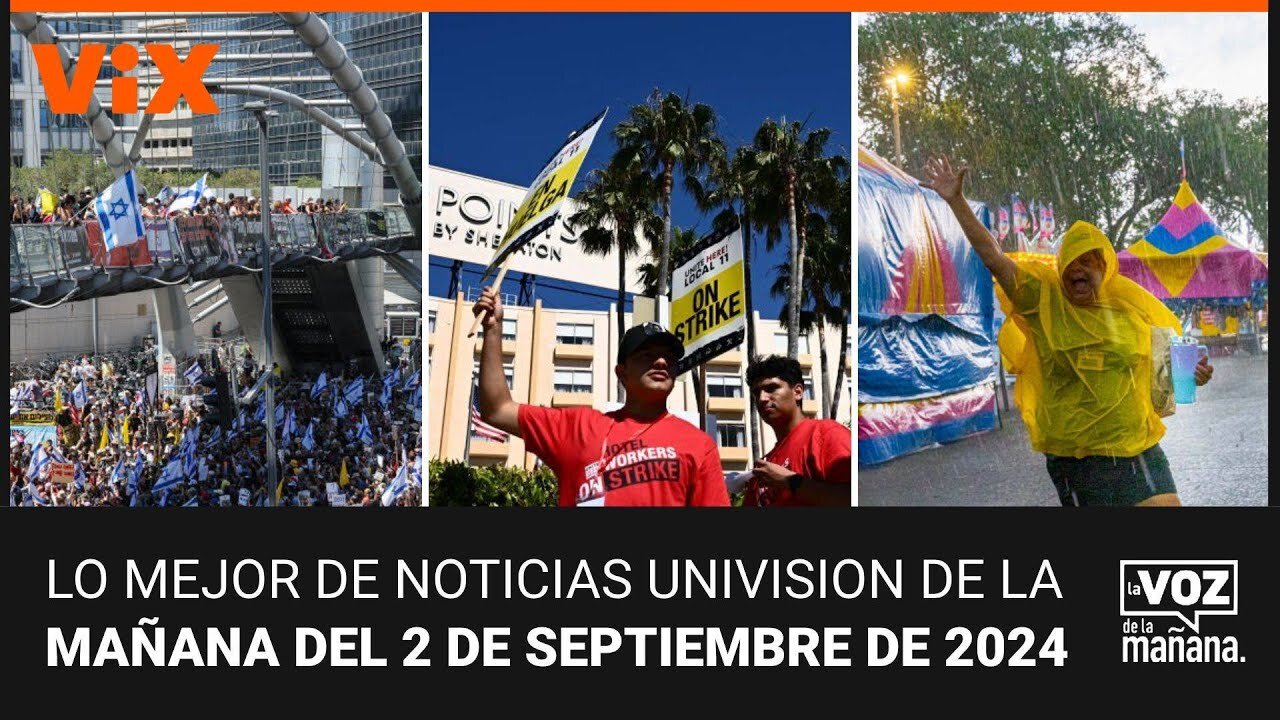 Lo mejor de Noticias Univision de la mañana | lunes 2 de septiembre de 2024