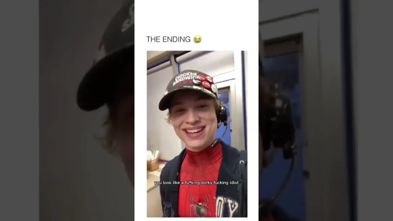 Spider-Man outfit at work🤣