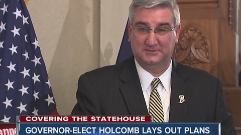 Governor-elect Holcomb lays out legislative agenda