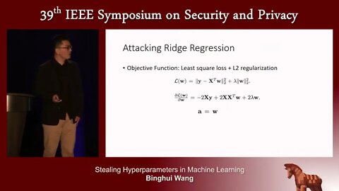 Stealing Hyperparameters in Machine Learning