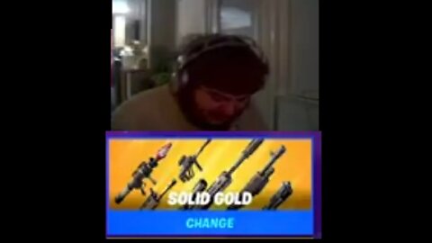 Fortnite Solid Gold! | Old Twitch Video