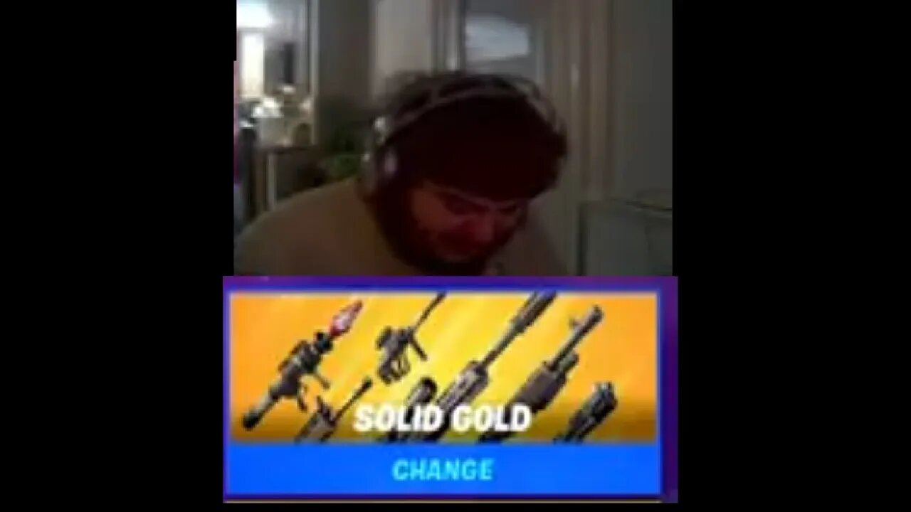 Fortnite Solid Gold! | Old Twitch Video