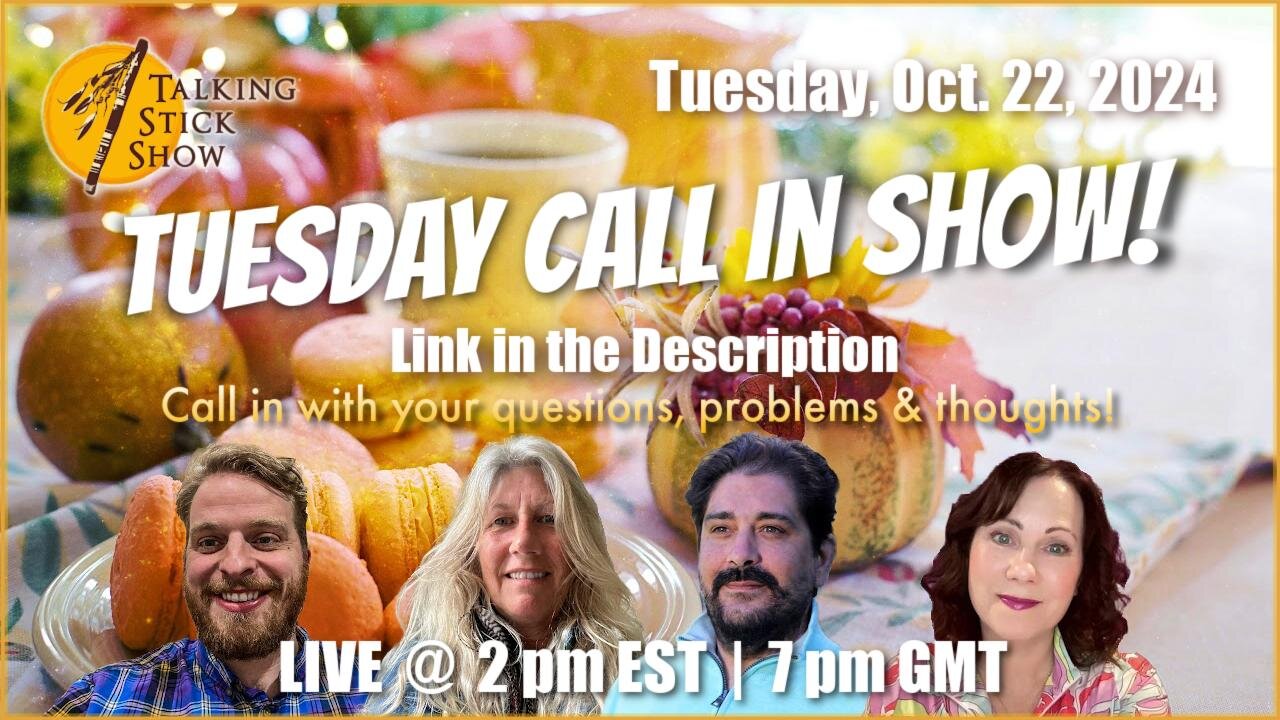 Talking Stick Show - Call into the show! Join the Zoom room below