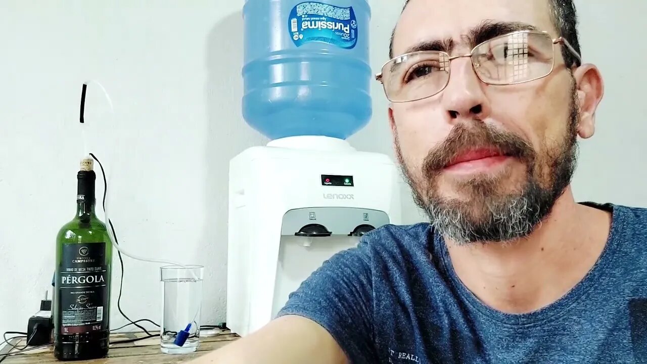 Hidrogênio molecular de pobre 2. Agua hidrogenada faça em casa.