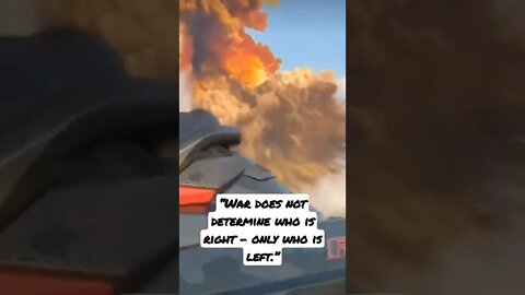 “War does not determine who is right – only who is left.” #shortvideo #peace