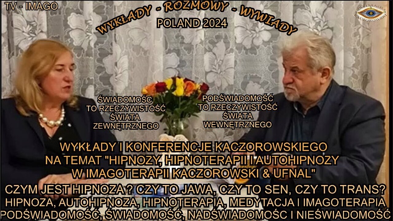 CZYM JEST HIPNOZA ? CZY TO JAWA ? CZYTO SEN ? CZY TO MOŻE TRANS HIPNOTYCZNY ? POŚWIADOMOŚĆ, ŚWIADOMOŚĆ, NADŚWIADOMOŚĆ I NIEŚWIADOMOŚĆ/TV IMAGO 2024
