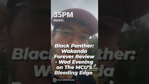 Wakanda Forever LIVESTREAM REVIEW on Wed Evening (11/23) at 9:35pm EST on our YT channel! #mcufan