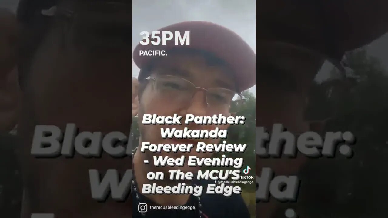 Wakanda Forever LIVESTREAM REVIEW on Wed Evening (11/23) at 9:35pm EST on our YT channel! #mcufan