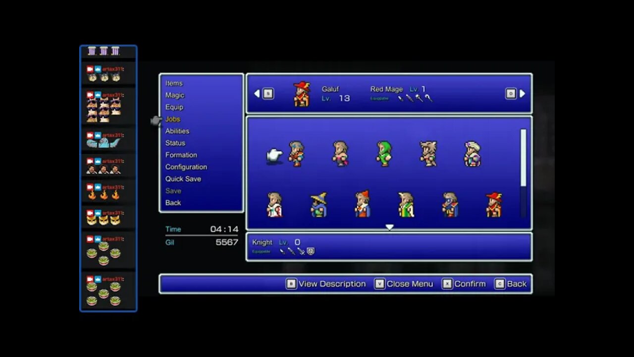 Final Fantasy V Pixel Remaster (part 6) 11/15/21