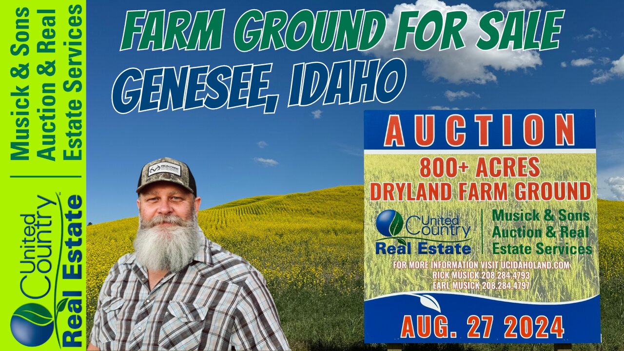 Fqarm Ground For Sale at Auction Genesee, Idaho