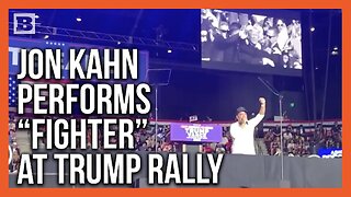 Breitbart's Jon Kahn Performs His Hit "Fighter" Live at Trump Rally in Tempe, AZ