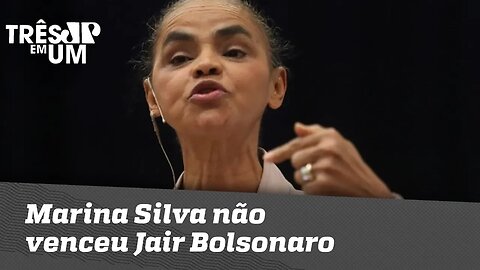 Carlos Andreazza: "Marina Silva não venceu Jair Bolsonaro"