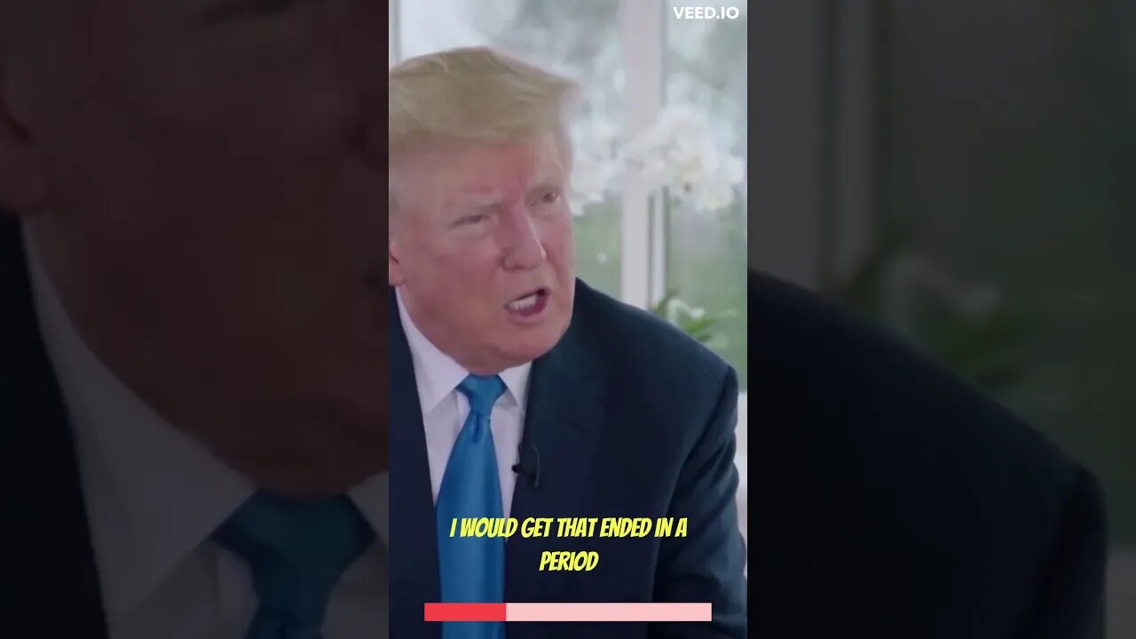 Trump says he could end the Ukraine war in 24 hours if he were president #shorts