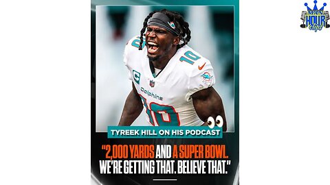 Tyreek Hill Can and WILL get 2000 yards