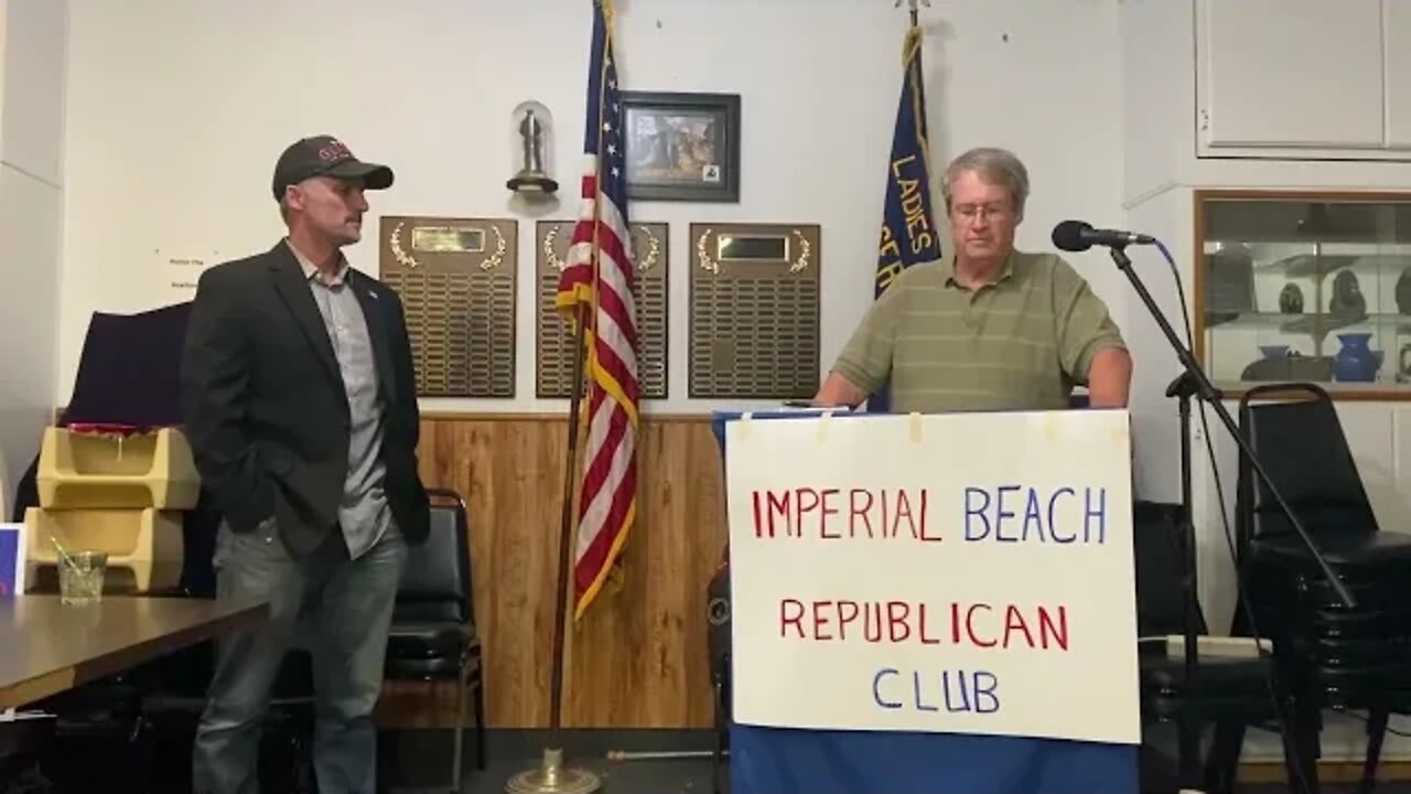 The path to restore the Republic - Tyler Geffeney at Imperial Beach Republican Club