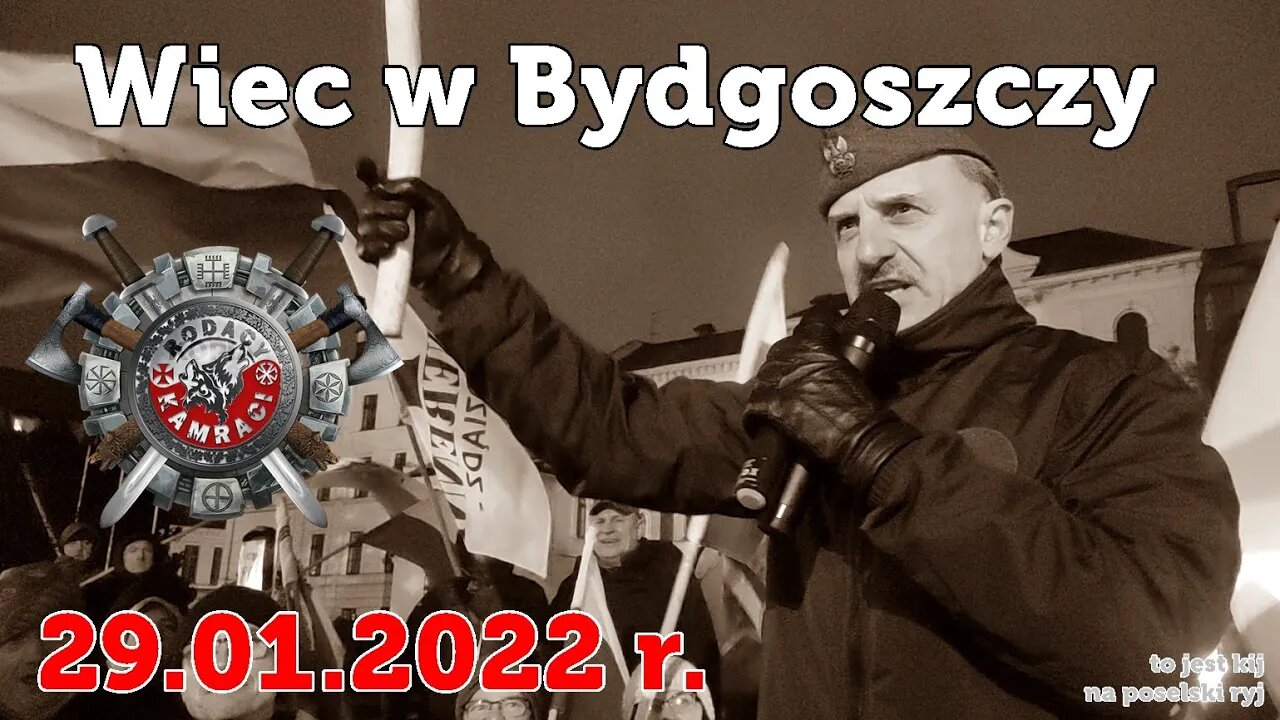 Wiec w Bydgoszczy 29.01.2022.