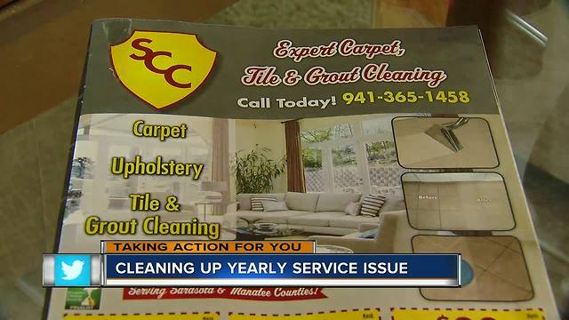 Local couple paid for a carpet cleaning package, but say they were charged extra