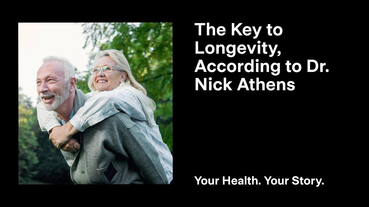 The Key to Longevity, According to Dr. Nick Athens