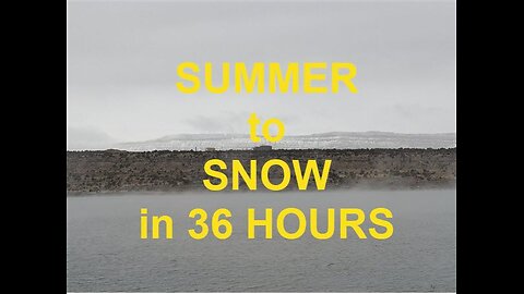 RV Life Extreme: From SUMMER to SNOW in 36 hours