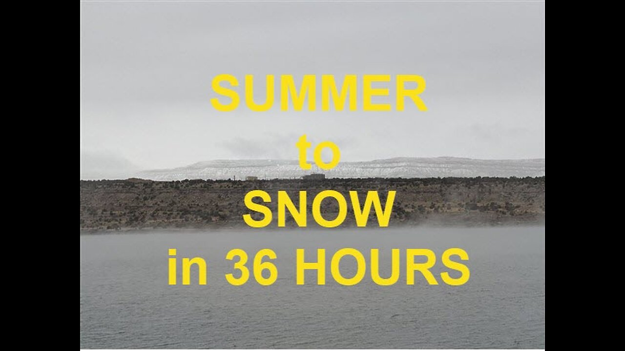 RV Life Extreme: From SUMMER to SNOW in 36 hours