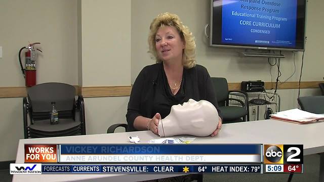 Free opioid overdose response training in Anne Arundel Co.